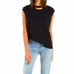 N:Philanthropy Serge Pocket Tank Top Women Color Black Size L